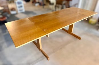 Retro 1970s Solid Oak Drop Table