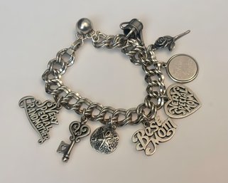 James Avery 925 Bracelet W/ Sterling Charms