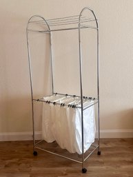 Deluxe Laundry Cart W/ Laundry Hampers