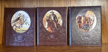 The Old West Cowboys, Indians, Pioneers, Gunfighters & Great Chiefs Hardcover - Set Of 5