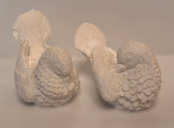 White Doves Figurines - Set Of 2