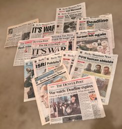 Death Of John Lennon And The Start Of The Gulf War Newspapers