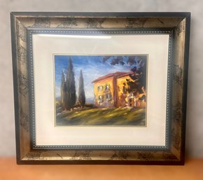 Framed Tusca Mornings A Rural Villa Artwork