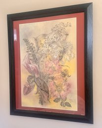 Delicate Floral Framed Print