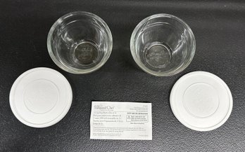 Pampered Chef 2 Cup Prep Bowl - Set Of 2