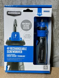 Unopened Hammerhead 4 Volt Rechargeable Screwdriver