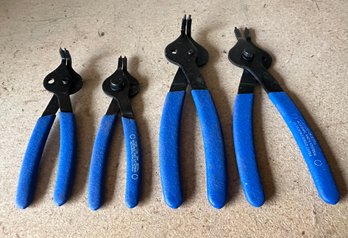 Great Collection Of Retaining Ring Pliers - Set Of 4