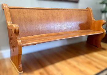 Absolutely Gorgeous Antique Church Pew