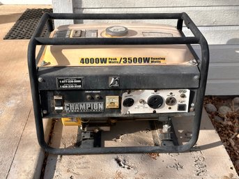 4000 W Champion Power Equipment Generator