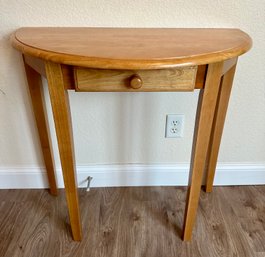 Wooden Hall Table W/ Drawer