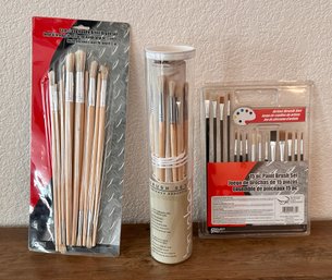 Brand New Brush Sets - Lot Of 3