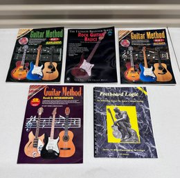 Educational Guitar Practice Books - Lot Of 5