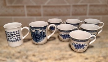 Churchill Out Of The Blue Mugs And Vintage Blue And White Mugs