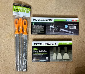 Unused Misc Pittsburgh Tools - Lot Of 3