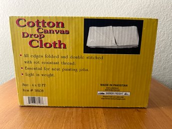 4x12 Cotton Canvas Drop Cloth
