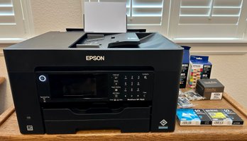 Epson Workforce WF-7820 Printer, Scanner, Fax W/ Ink