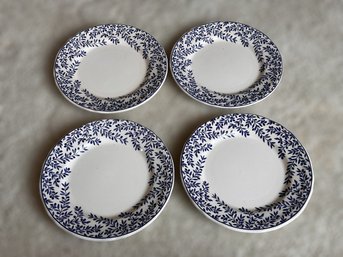 Ceramica Quadrifoglio Made In Italy Blue And White Plates