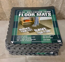 4 Piece Anti Fatigue Foam Floor Mats - 6 Packs Total