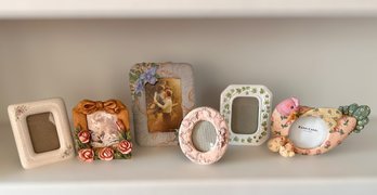Collection Of Ceramic Picture Frames