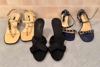 Assortment Of Fashionable Sandal Heels - Size 9.5