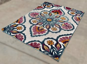 Beautiful Multicolor Floral Rug