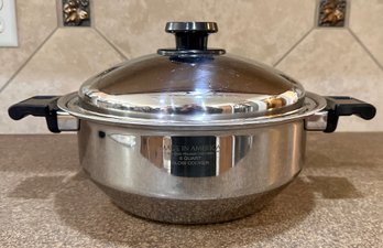 Kitchen Craft Stainless Steel 6 QT Slow Cooker