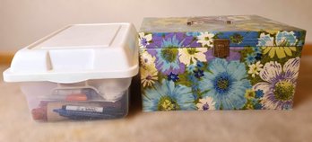 Two Boxes Of Assorted Sewing Accessories