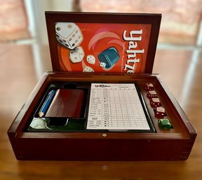 Vintage Wooden Yahtzee Set