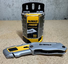 Dewalt Utility Knife W/ 50 Replacement Blades