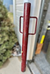 Red T Post Driver