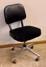 Vintage Black MCM Office Chair