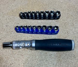 Nebo Adjustable Socket Set W/ Case