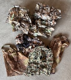 Hunting Camo 3D Coverage And Masks - Lot Of 6