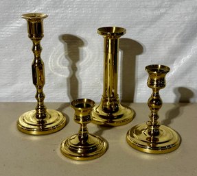 Beautiful Collection Of Baldwin Brass Candle Holders