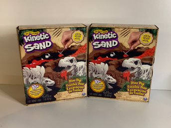 Kinetic Sand Dino Dig Playset - Lot Of 6