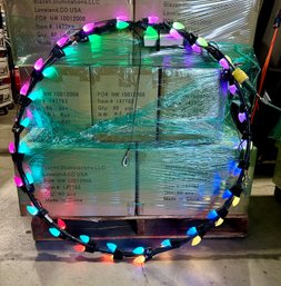 Large Circular Color Changing Light Display 6 Of 9