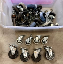 Lot Of Various Swivel Casters