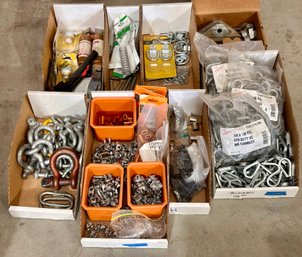 Lot Of Hardware, Thimbles, Springs, Load Rated Shackles And More Lot 2