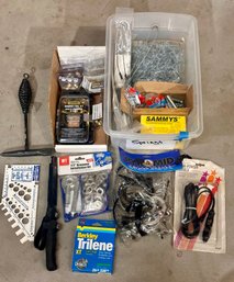 Lot Of Hardware, Grommet Tool Kits, Springs, Threaded Rod Anchoring System, And More Lot 5