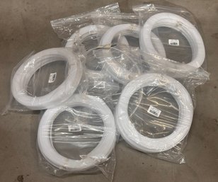 Plastic White Rings Lot 1 Of 2