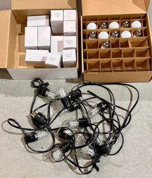 Collection Of Misc Light Bulbs And Strand Lights