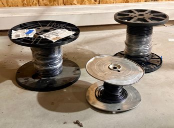 Lot Of Three Electrical Cable Spools