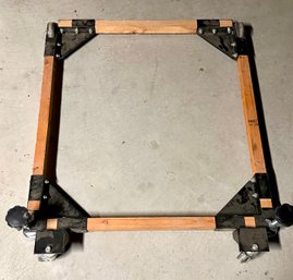 Wood Base W/ Wheels For Band Saw