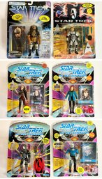 Collectible Star Trek The Next Generation Figurines - Lot Of 6