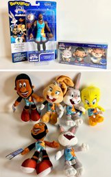 Great Collection Of Space Jam Plush Characters And Lebron James Action Figurine And Bag Clips