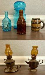 Vintage Mini Collections Of Vases And Lanterns