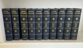 Spectacular Vintage Collection Of The National Encyclopedia  Collier - Lot Of 10
