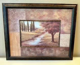 Stunning Framed Print Of Peaceful Stream II By Vivian Flasch