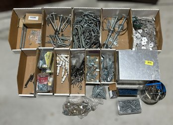 Great Assortment Of Tool Accessories W/ Various Bolts, Hex Drives, Screws, Radio Parts, & More - 1 Of 2