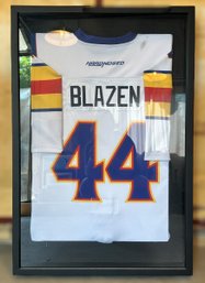 Hard Nosed Blazen 44 Framed Sports Jersey